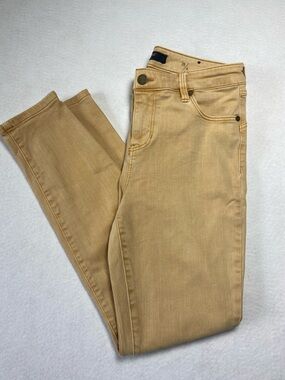Liverpool Women’s Faded Gold Honey Hugger Ankle Jeans, Size 28/6